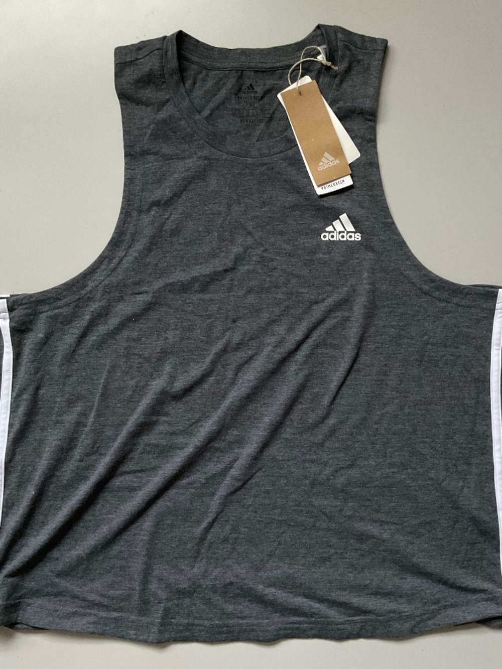 Grey Adidas 2XL Tank Brand New with Tags